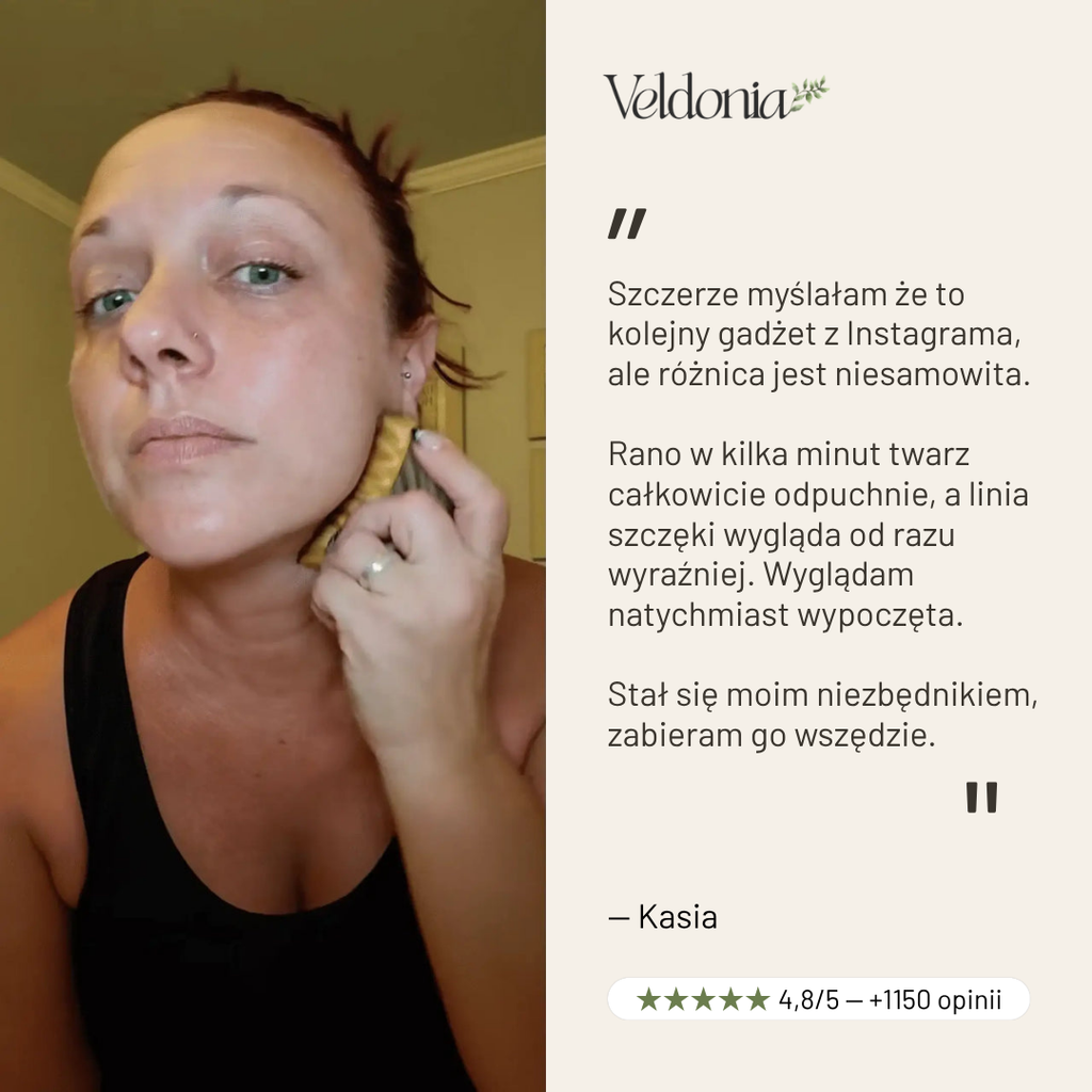 Veldonia | Szczotka do limfatycznego masażu twarzy
